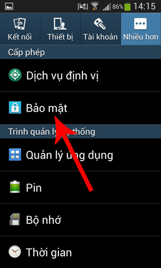 chống trộm trên Android