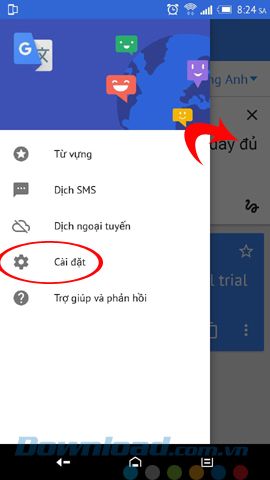 Kích hoạt tính năng dịch nhanh của Google Translate