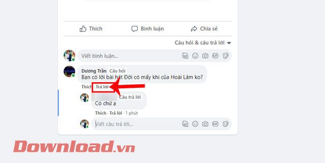 Trả lời câu hỏi của bạn bè