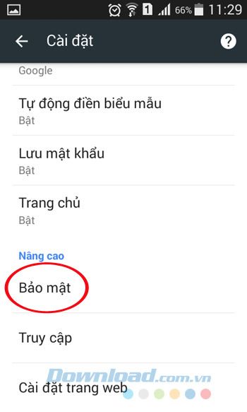 Bảo mật