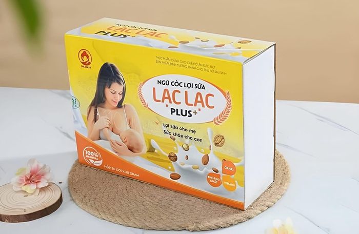 Ngũ cốc Dr.Maya Lạc Lạc Plus hỗ trợ lợi sữa với 30 gói