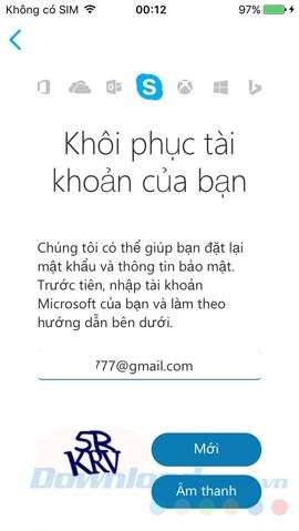 Nhận mã xác nhận