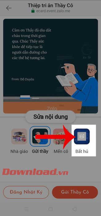 Chạm vào mục Bất hủ