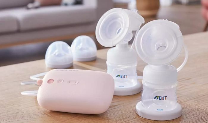 Máy hút sữa điện đôi Philips Avent Eureka SCF393.11