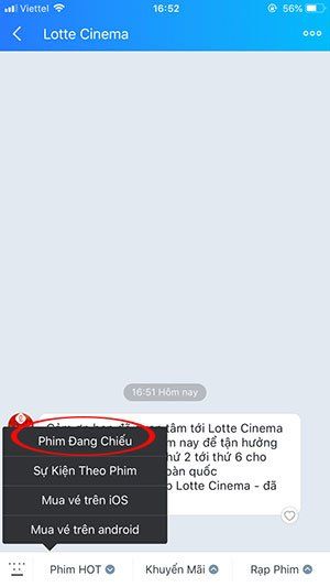 Xem lịch chiếu phim của Lotte Cinema