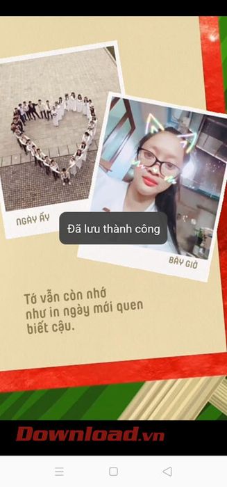Video đã được lưu thành công