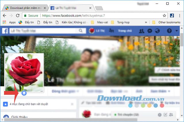 Bảo vệ ảnh đại diện trên Facebook