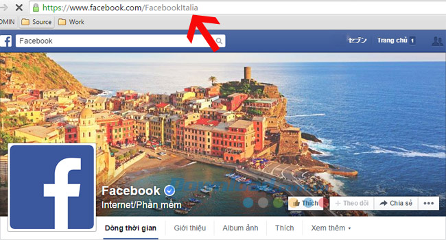 Hướng dẫn xem Fanpage của Facebook bản Việt Nam
