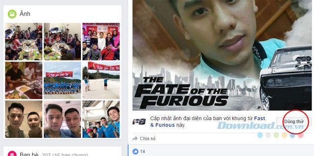 Thử sức với ảnh đại diện của Fast & Furious 8