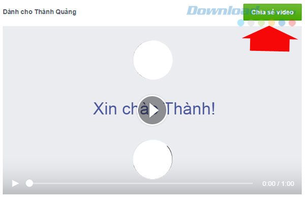 Cách tạo video 'cảm ơn' trên Facebook