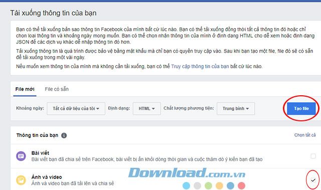 Giao diện chính của Facebook