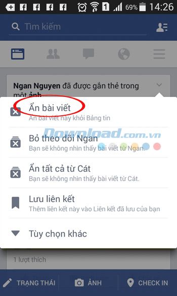 Ẩn bài viết trên Facebook