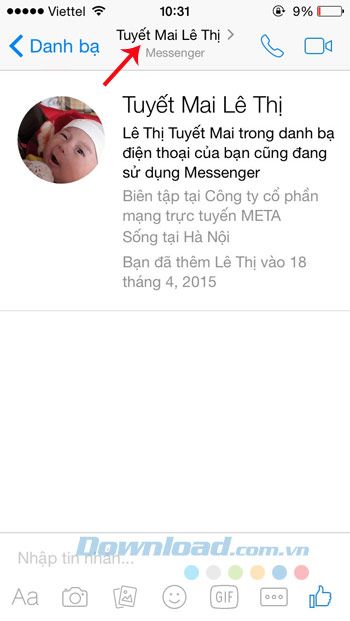 Giao diện trò chuyện