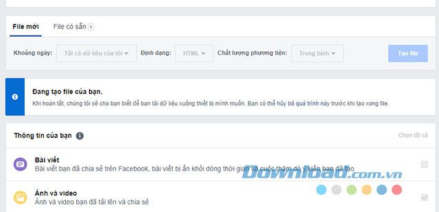 Giao diện chính của Facebook