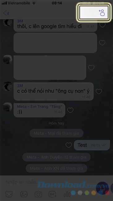 Hạn chế số người tham gia cuộc gọi trên Viber