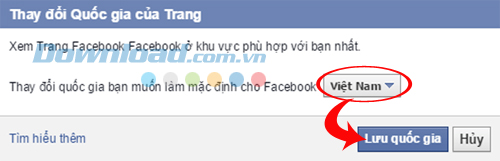 Hướng dẫn xem Fanpage của Facebook bản Việt Nam