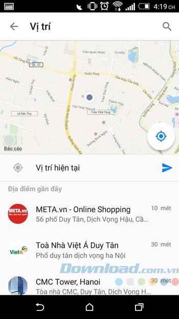 Địa điểm của bạn