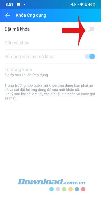 Khóa ứng dụng