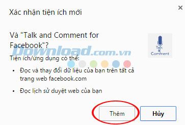 Bình luận và gửi tin nhắn thoại trên Facebook bằng Chrome