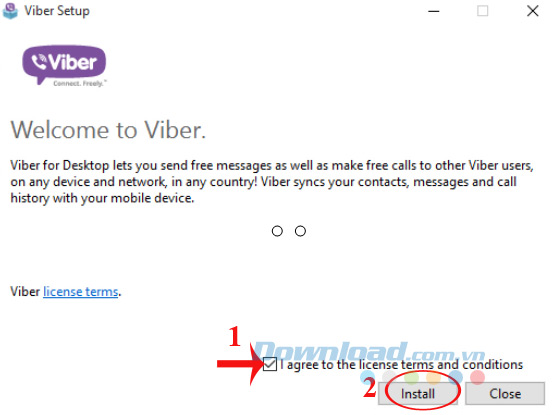 Cài đặt ứng dụng Viber cho máy tính