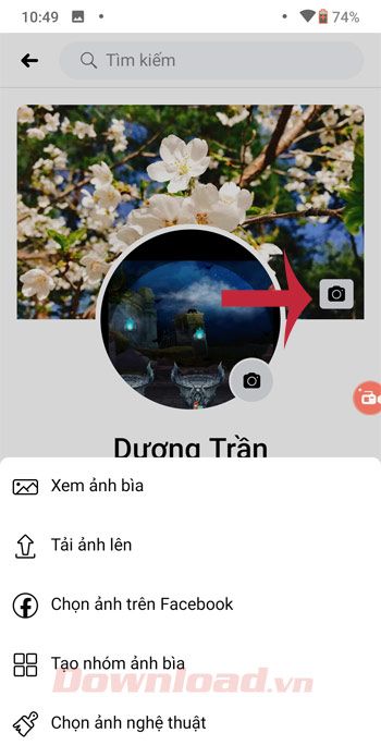 Thay đổi ảnh bìa trên Facebook