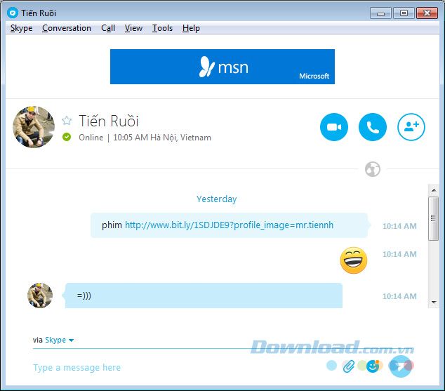 Giải quyết vấn đề tin nhắn spam từ Skype