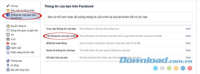 Giao diện chính của Facebook