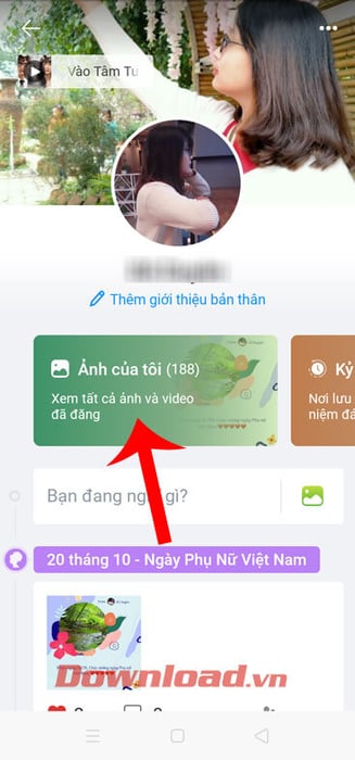 Chạm vào Ảnh của tôi