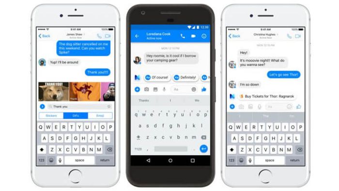 Facebook Lite tích hợp trực tiếp Messenger