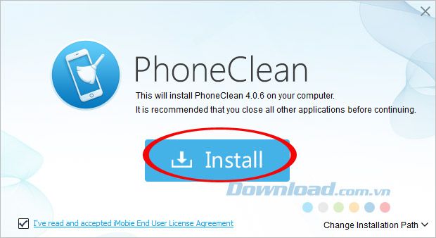 Thiết Lập PhoneClean