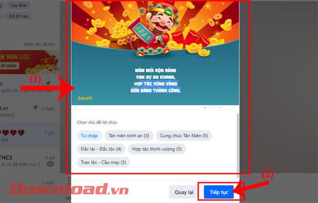 Viết lời chúc 