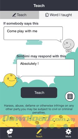 Trò chuyện với Simsimi