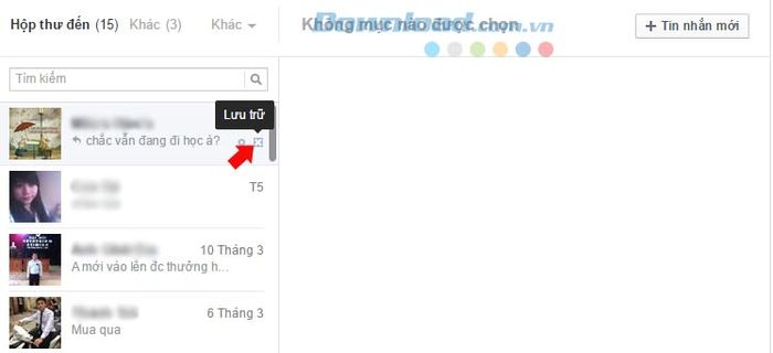 Hướng dẫn xóa và khôi phục tin nhắn đã xóa trên Facebook