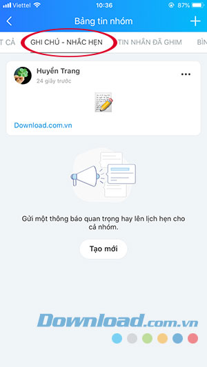 Các tệp ghi chú