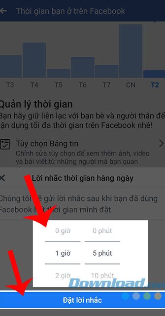 Thiết lập thời gian