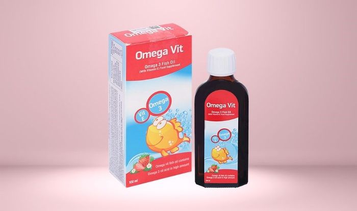 Siro dầu cá Omega Vit tốt cho não bộ và mắt 100 ml