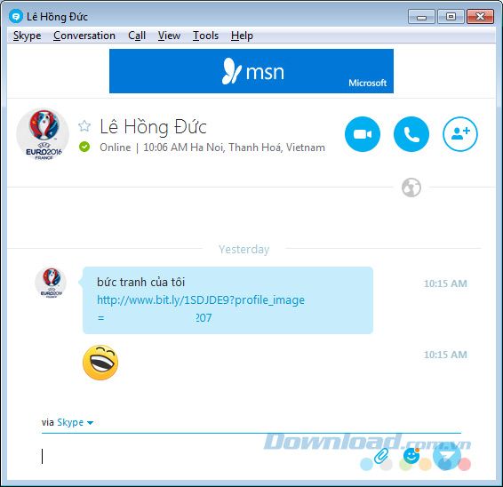 Skype bị nhiễm mã độc từ Bit.ly