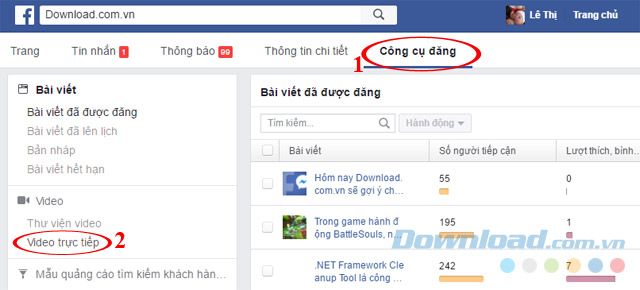 Công cụ đăng bài