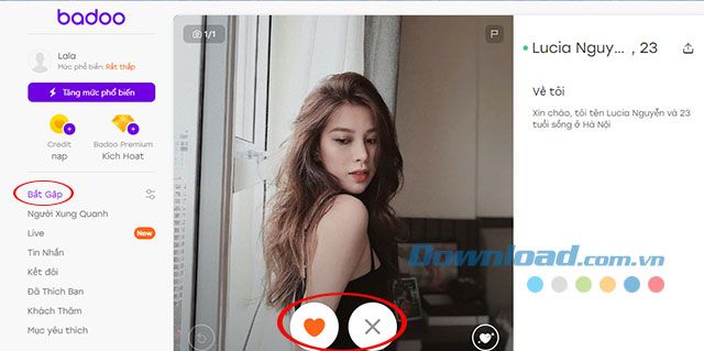 Bắt đầu tìm kiếm bạn bè trên Badoo