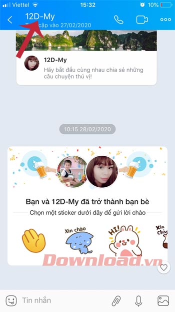 Biệt danh trong chat