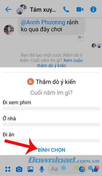 Chọn Bình chọn