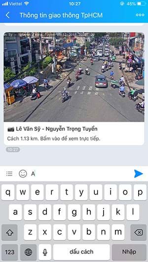 Ảnh về tình trạng giao thông hiện tại