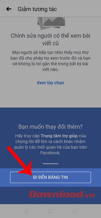 Click vào tab Bảng tin