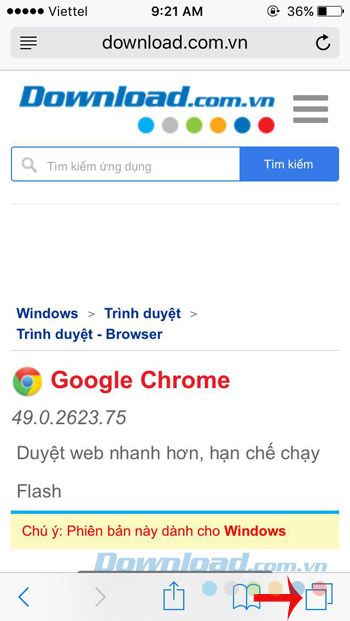 Xem danh sách các tab đã đóng trên Safari