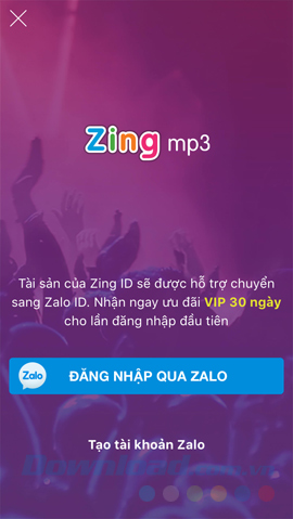 Đăng nhập bằng Zalo