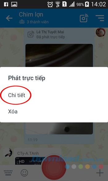 Xem thông tin chi tiết của Video