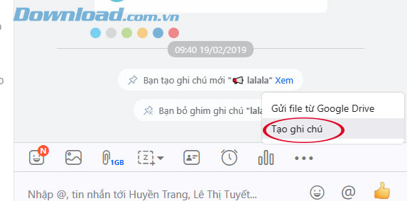 Bắt đầu tạo ghi chú