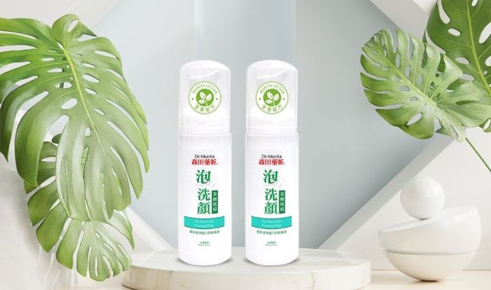 Bọt rửa mặt chiết xuất tràm trà dành cho da dầu nhạy cảm Dr. Morita 145 ml