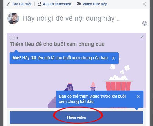 Thêm video để xem chung