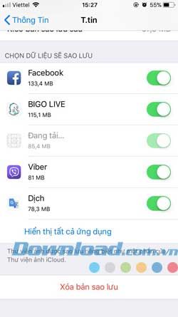 Lưu trữ trên iCloud